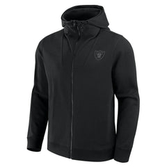 Las Vegas Raiders Unisex Front Office Full-Zip Hoodie - Black on sale
