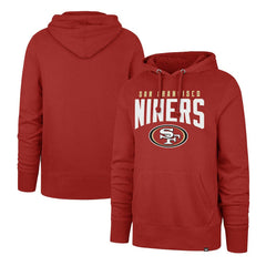 San Francisco 49ers '47 Headline Pullover Hoodie - Scarlet outlet
