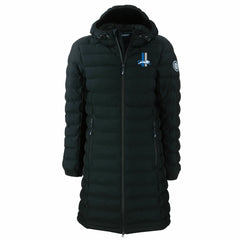 Detroit Lions Cutter & Buck Women's Throwback Logo Mission Ridge Repreve Eco Insulated Full-Zip Puffer Jacket - Black outlet