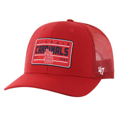 St. Louis Cardinals Hardline Trucker Adjustable Hat - Red | 47 brand