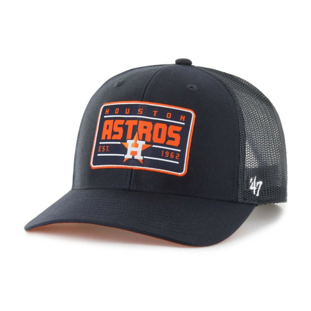 Houston Astros Hardline Trucker Adjustable Hat - Navy | 47 brand