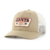 San Francisco Giants Ridgewood Trucker Adjustable Hats - Khaki | 47 brand