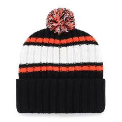 San Francisco Giants Plateau Cuffed Knit Hat with Pom - Black | 47 brand