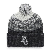 Chicago White Sox Cascade Cuffed Knit Hat with Pom - Black | 47 brand