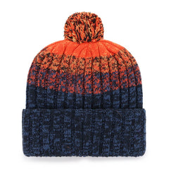 Detroit Tigers Cascade Cuffed Knit Hat with Pom - Navy | 47 brand