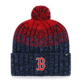 Boston Red Sox Cascade Cuffed Knit Hat with Pom - Navy | 47 brand