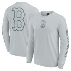 Boston Red Sox Elements Strive Long Sleeve T-Shirt - Gray