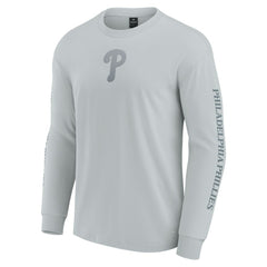 Philadelphia Phillies Elements Strive Long Sleeve T-Shirt - Gray