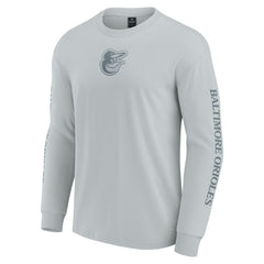 Baltimore Orioles Elements Strive Long Sleeve T-Shirt - Gray