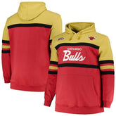 Chicago Bulls Big & Tall Hardwood Classics Head Coach Pullover Hoodie - Red | Mitchell & Ness sale