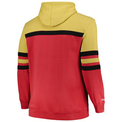 Chicago Bulls Big & Tall Hardwood Classics Head Coach Pullover Hoodie - Red | Mitchell & Ness sale