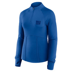 New York Giants Women's Elements Quarter-Zip Jacket - Royal outlet
