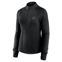 Miami Dolphins Women's Elements Quarter-Zip Jacket - Black online