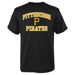 Pittsburgh Pirates Youth Heart & Soul T-Shirt - Black