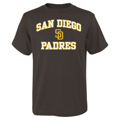 San Diego Padres Youth Heart & Soul T-Shirt - Brown