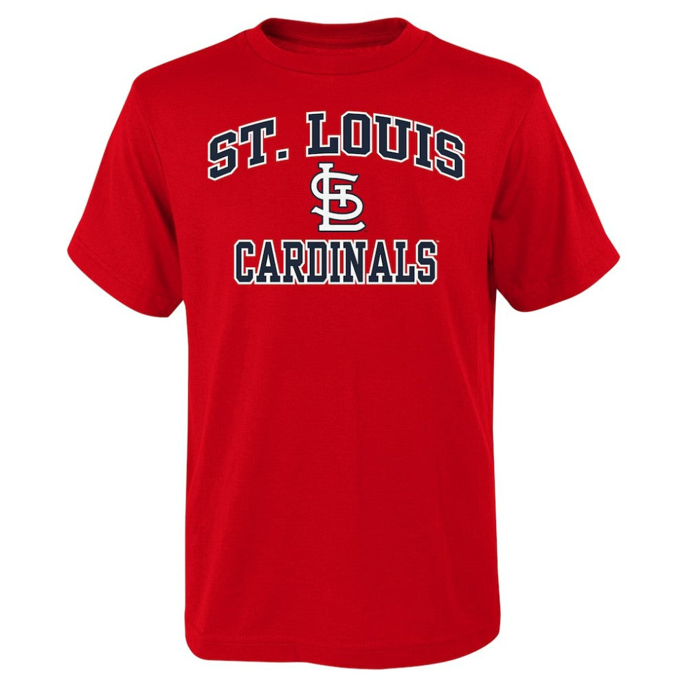 St. Louis Cardinals Youth Heart & Soul T-Shirt - Red