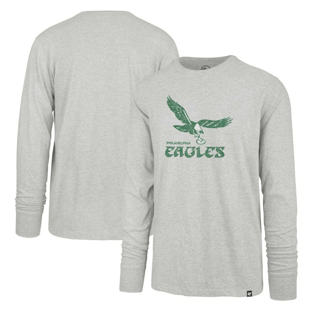 Philadelphia Eagles '47 Premier Franklin Long Sleeve T-Shirt - Gray cheap