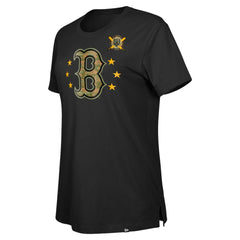 Boston Red Sox Women's Armed Forces Day T-Shirt - Black | New Era