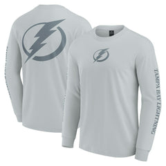 Tampa Bay Lightning Fanatics Elements Strive Long Sleeve T-Shirt Gray