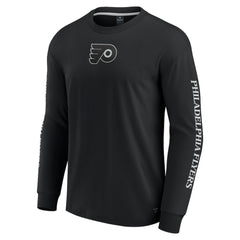 Philadelphia Flyers Fanatics Elements Strive Long Sleeve T-Shirt Black