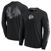 Chicago Blackhawks Fanatics Elements Strive Long Sleeve T-Shirt Black
