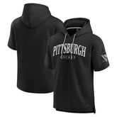 Pittsburgh Penguins Fanatics Elements Ready Short Sleeve Pullover Hoodie Black