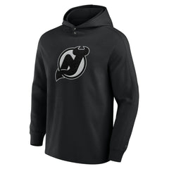 New Jersey Devils Fanatics Elements Blaze Tri-Blend Long Sleeve Hoodie T-Shirt Black