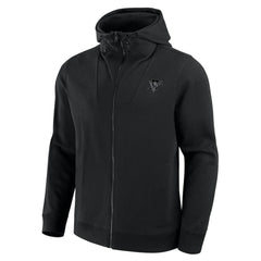 Pittsburgh Penguins Fanatics Elements Tonal Primary Tri-Blend Full-Zip Hoodie Black