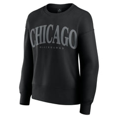 Chicago Blackhawks Fanatics Women's Elements Flow Pullover Sweatshirt Black