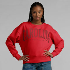 Carolina Hurricanes Fanatics Women's Elements Flow Pullover Sweatshirt Red