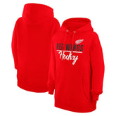 Detroit Red Wings G-III 4Her by Carl Banks Women's Team Fleece Pullover Hoodie Red
