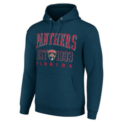 Florida Panthers Starter Graphic Pullover Hoodie Navy