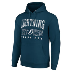 Tampa Bay Lightning Starter Graphic Pullover Hoodie Navy