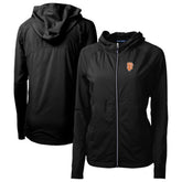 San Francisco Giants Cutter & Buck Women's City Connect Adapt Eco Knit Hybrid Recycled Full-Zip Hoodie - Black