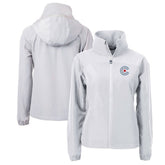 Chicago Cubs Cutter & Buck Women's City Connect Charter Eco Recycled Full-Zip Jacket - Gray