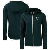 Chicago Cubs Cutter & Buck Women's City Connect Daybreak Eco Recycled Full-Zip Hoodie - Navy