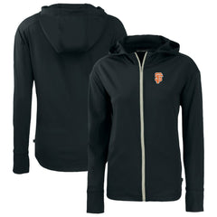 San Francisco Giants Cutter & Buck Women's City Connect Daybreak Eco Recycled Full-Zip Hoodie - Black
