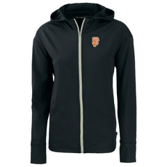 San Francisco Giants Cutter & Buck Women's City Connect Daybreak Eco Recycled Full-Zip Hoodie - Black