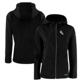 Chicago White Sox Cutter & Buck Women's City Connect Evoke Eco Softshell Recycled Full-Zip Hoodie Jacket - Black