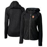San Francisco Giants Cutter & Buck Women's City Connect Mainsail Full-Zip Hooded Jacket - Heather Charcoal