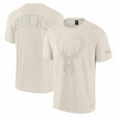 Milwaukee Bucks Elements Iconic T-Shirt - Cream | Fanatics online