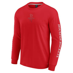 Houston Rockets Elements Strive Long Sleeve T-Shirt - Red | Fanatics on sale