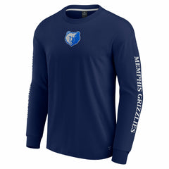 Memphis Grizzlies Elements Strive Long Sleeve T-Shirt - Navy | Fanatics sale