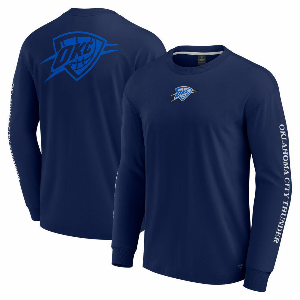 Oklahoma City Thunder Elements Strive Long Sleeve T-Shirt - Navy | Fanatics outlet