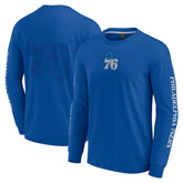 Philadelphia 76ers Elements Strive Long Sleeve T-Shirt - Royal | Fanatics on sale