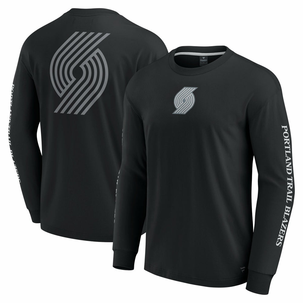 Portland Trail Blazers Elements Strive Long Sleeve T-Shirt - Black | Fanatics online