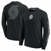 Portland Trail Blazers Elements Strive Long Sleeve T-Shirt - Black | Fanatics online