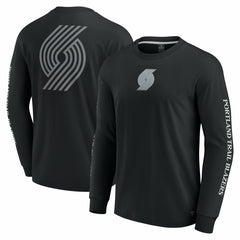 Portland Trail Blazers Elements Strive Long Sleeve T-Shirt - Black | Fanatics online