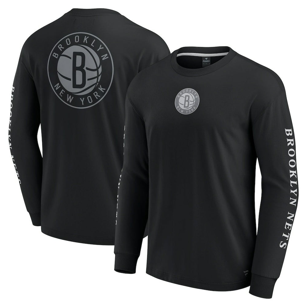 Brooklyn Nets Elements Strive Long Sleeve T-Shirt - Black | Fanatics online