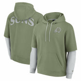 Phoenix Suns Elements Sleek Pullover Hoodie - Olive | Fanatics discount